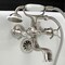 Kingston Brass KS245SN Tub Wall Mount Clawfoot Tub Faucet with Hand Shower, Brushed Nickel KS245SN - alternate 5